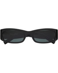 Saint Laurent - Eyewear Sl M152 Rectangular Frame Sunglasses - Lyst
