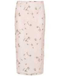 ROTATE BIRGER CHRISTENSEN - Sequin Embellished Pencil Skirt - Lyst