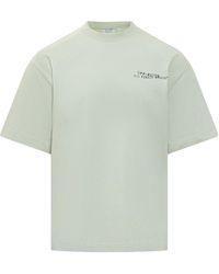 Off-White c/o Virgil Abloh - Logo Printed Crewneck T-Shirt - Lyst