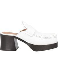 Marni - Pebbled-Leather Mules - Lyst
