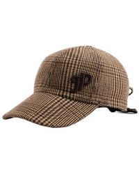 Patou - Checked Bow Baseball Cap - Lyst