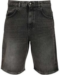 AMISH - Tommy Denim Bermuda Shorts - Lyst