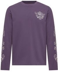 Moncler - Logo Motif Cotton Long Sleeve T-Shirt - Lyst