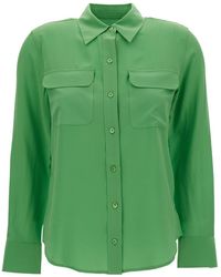Equipment - Signature Silk Shirt - Lyst