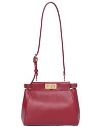 Fendi - Dark Leather Bag - Lyst