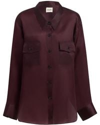 KHAITE - Long Sleeve Shirt - Lyst