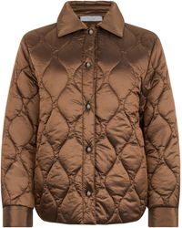 Peserico - Diamond-Quilted Down Jacket - Lyst