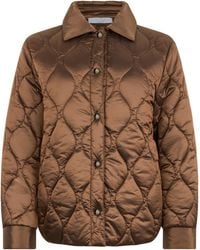 Peserico - Diamond-Quilted Down Jacket - Lyst