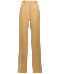 Max Mara - Studio Pleat Detailed Straight Leg Trousers - Lyst