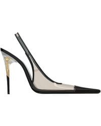 Saint Laurent - Romy 110 Slingback Heeled Pumps - Lyst