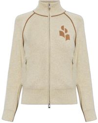 Isabel Marant - Isabel Marant Étoile Lanya Zip-Up Cardigan - Lyst