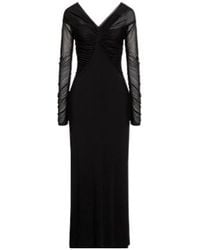 Max Mara - Fitted Long-Sleeved Dress - Lyst