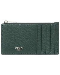 Fendi - Selleria Zipped Card Holder - Lyst