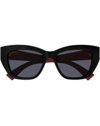 Gucci - Eyewear Cat-Eye Frame Sunglasses - Lyst