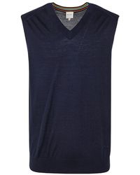 Paul Smith - Fine-Knit Merino Vest - Lyst