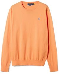 Polo Ralph Lauren - Slim Fit Crew Neck Knitted Sweater - Lyst