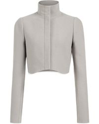 Alaïa - Wool Crepe Tailored Jacket - Lyst