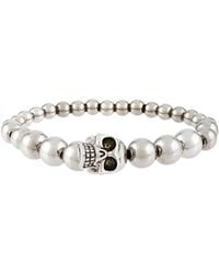 McQueen - Skull Ball Bracelet - Lyst