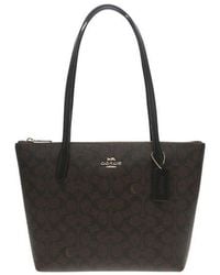 COACH - Logo Tote Bag - Lyst