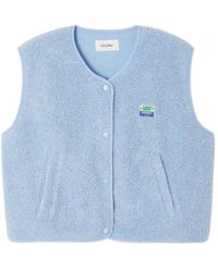 American Vintage - Oversized Fleece Vest Jacket - Lyst