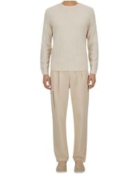 Herno - Diamond-Pattern Cashmere Sweater - Lyst