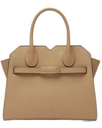 Valextra - Milano Mini Top Handle Bag - Lyst