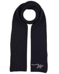Weekend by Maxmara - Solid Color Wool Scarf - Lyst