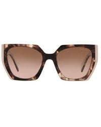 Prada - Eyewear Cat-Eye Frame Sunglasses - Lyst
