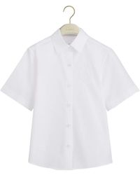 Dior - Médaillon Embroidered Short-Sleeved Blouse - Lyst