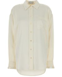Stella McCartney - Long Sleeve Buttoned Top - Lyst