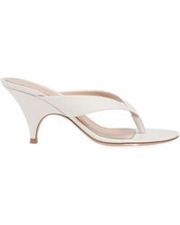 Gianvito Rossi - Sofia Thong 70 Leather Sandals - Lyst