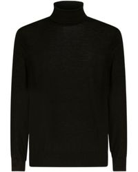 Etro - High Neck Jumper With Logo On Rear - Lyst