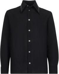 Jil Sander - Stud-Embellishment Long-Sleeved Shirt - Lyst