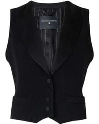 Ermanno Scervino - Sleeveless Buttoned Blazer - Lyst