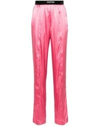 Tom Ford - Pants With Logo - Lyst