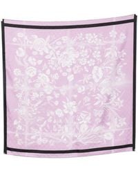 Gucci - Printed Silk Foulard - Lyst