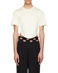 Dion Lee - Corset Organic Cotton T-Shirt - Lyst
