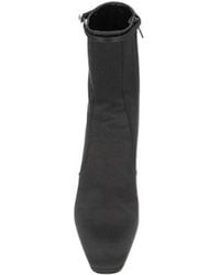 Saint Laurent - Pointed-Toe Block Heel Ankle Boots - Lyst