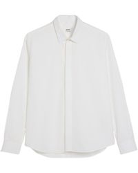 Ami Paris - Ami-De-Coeur-Motif Cotton Shirt - Lyst