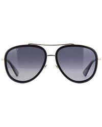 Gucci - Eyewear Aviator Frame Sunglasses - Lyst