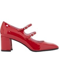 CAREL PARIS - Carel Alice Mary Jane Block Heel Pumps - Lyst
