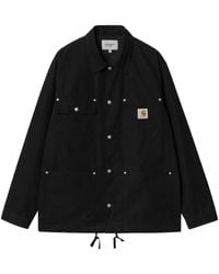 Carhartt - Logo-Patch Button-Up Jacket - Lyst
