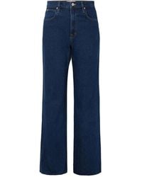 SLVRLAKE Denim - Grace High-Rise Wide-Leg Jeans - Lyst