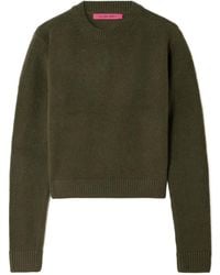 The Elder Statesman - Crew Neck Cashmere Sweater - Lyst