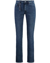 Paul & Shark - Denim Trousers With Belt Loops - Lyst