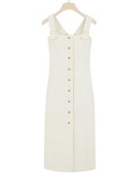 Patou - Denim Midi Dress - Lyst