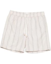 Eleventy - Striped Swimming Trunks - Lyst