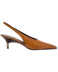KHAITE - High Heels With Leather Back Straps - Lyst
