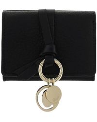 Chloé - Alphabet Tri-Fold Compact Wallet - Lyst