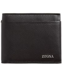 ZEGNA - Dark Secondskin Billfold Wallet - Lyst